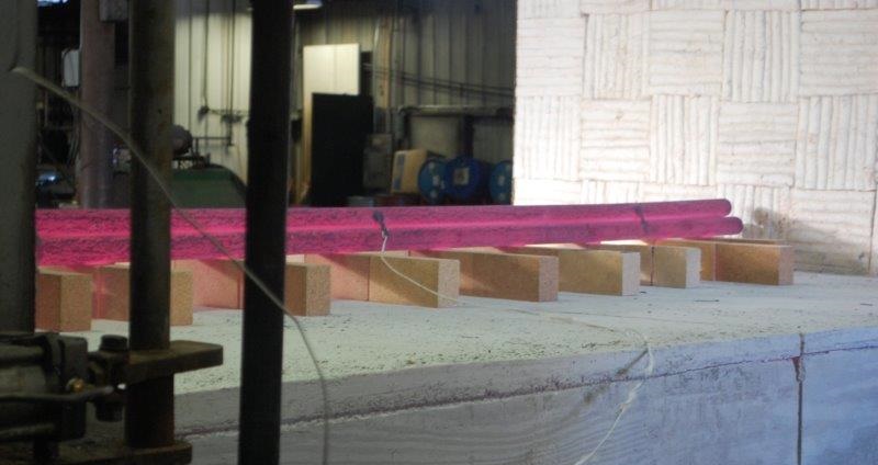 Workload in carbottom furnace