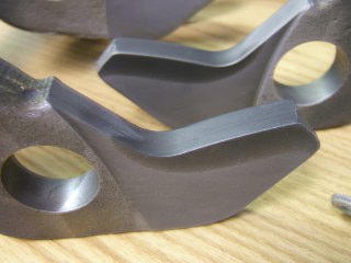 Heat treated industrial part